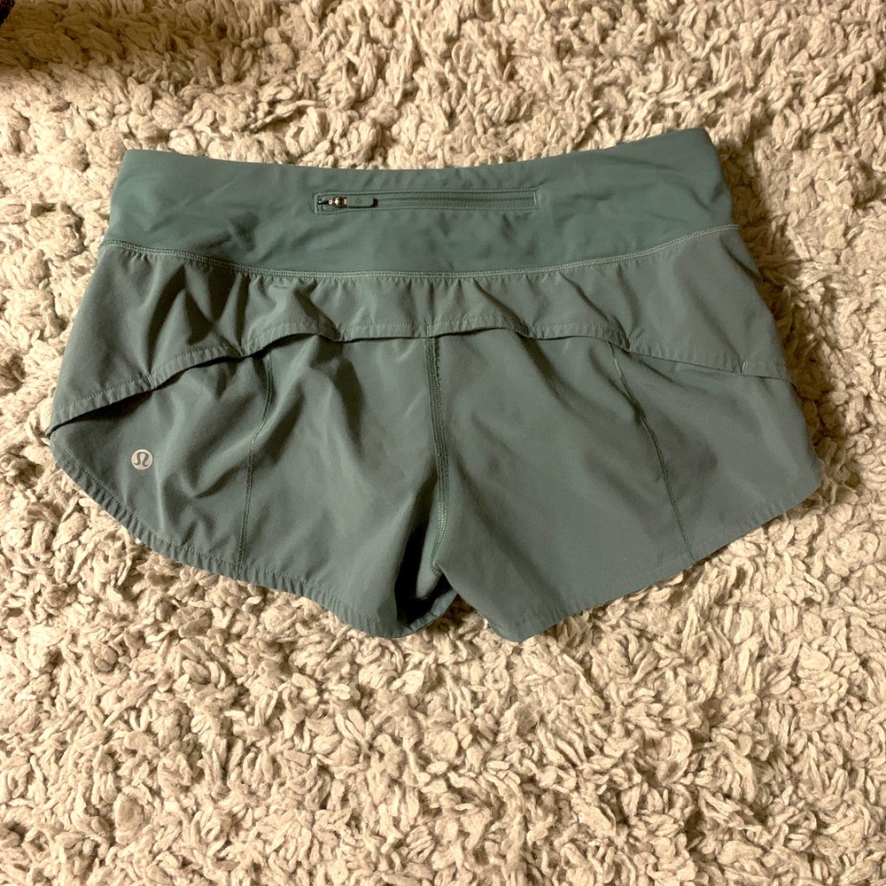 Lululemon Speed Up Shorts Tidewater Teal
